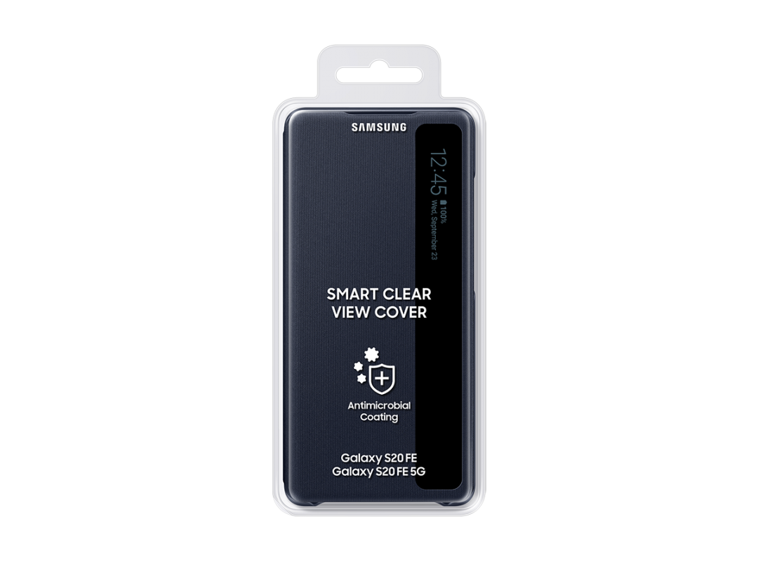Чехол Samsung Smart ClearView Cover для Galaxy S20 FE Dark Blue (EF-ZG780CNEGRU)