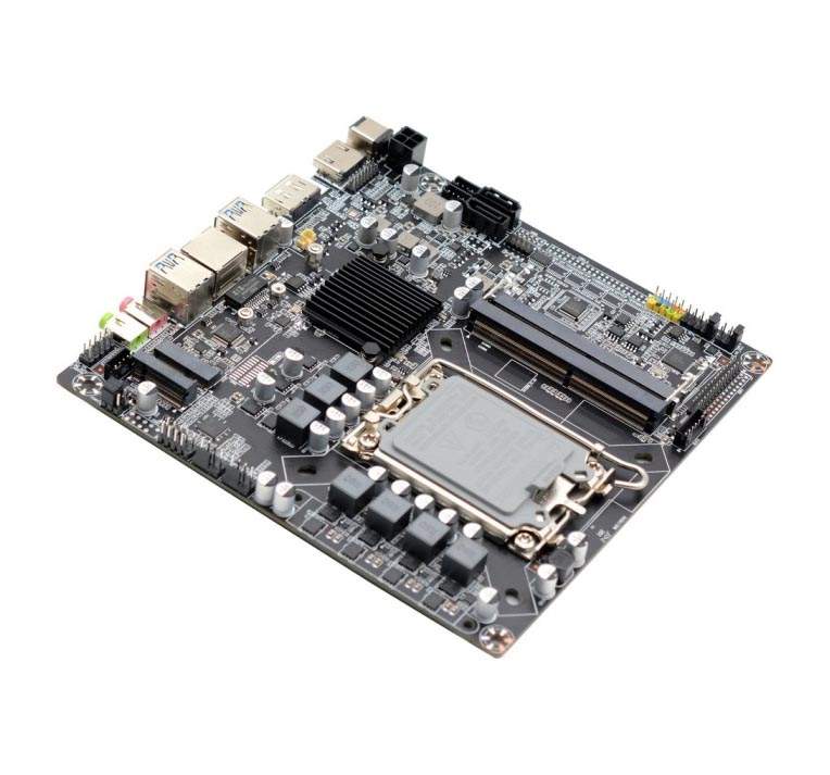 Плата материнская Afox Motherboard Intel H610 INTEL Socket 1700 1000M ...