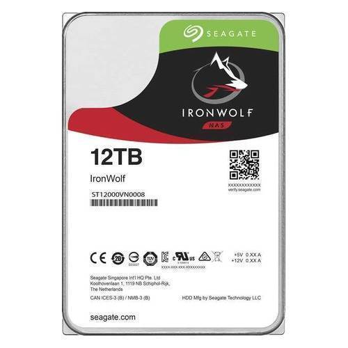 Жесткий диск Seagate IronWolf 12ТБ (ST12000VN0008) – купить в Москве, цены в интернет-магазинах на Мегамаркет