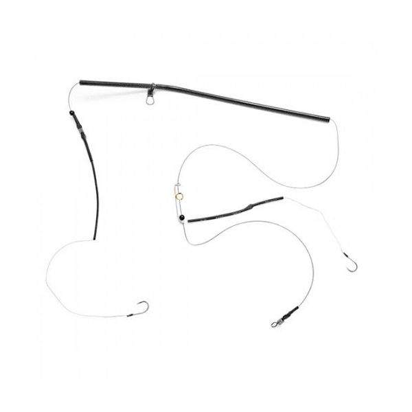 Поводок стальной рыболовный. Монтаж с противозакручивателем фидер. Оснастка для фидера скользящая кормушка. Поводок для фидера 16640а. Карповый поводок флюрокарбон.