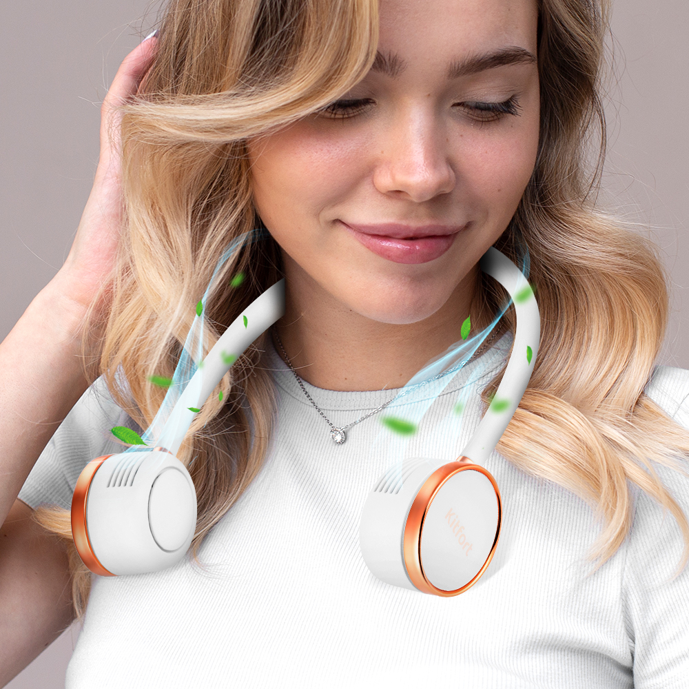 Вентилятор нашейный Kitfort КТ-416 белый, купить в Москве, цены в ...