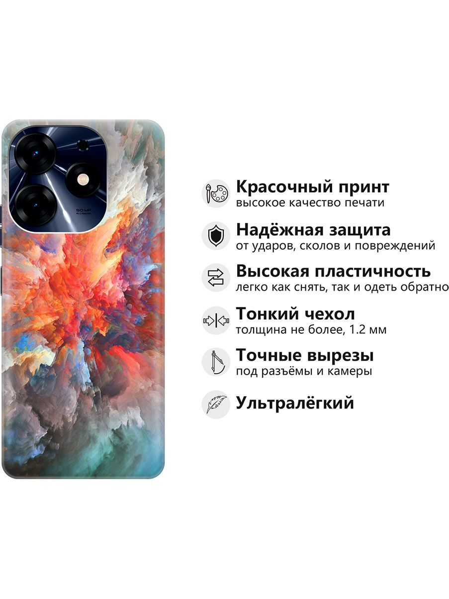 Силиконовый чехол на Tecno Spark 10 Pro 