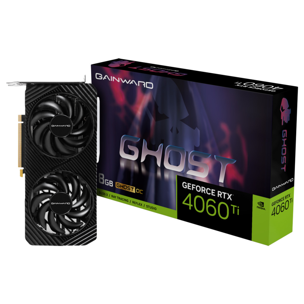 Видеокарта Gainward NVIDIA GeForce RTX 4060 Ti Ghost OC (NE6406TT19P1-1060B) - купить в Lime Store, цена на Мегамаркет