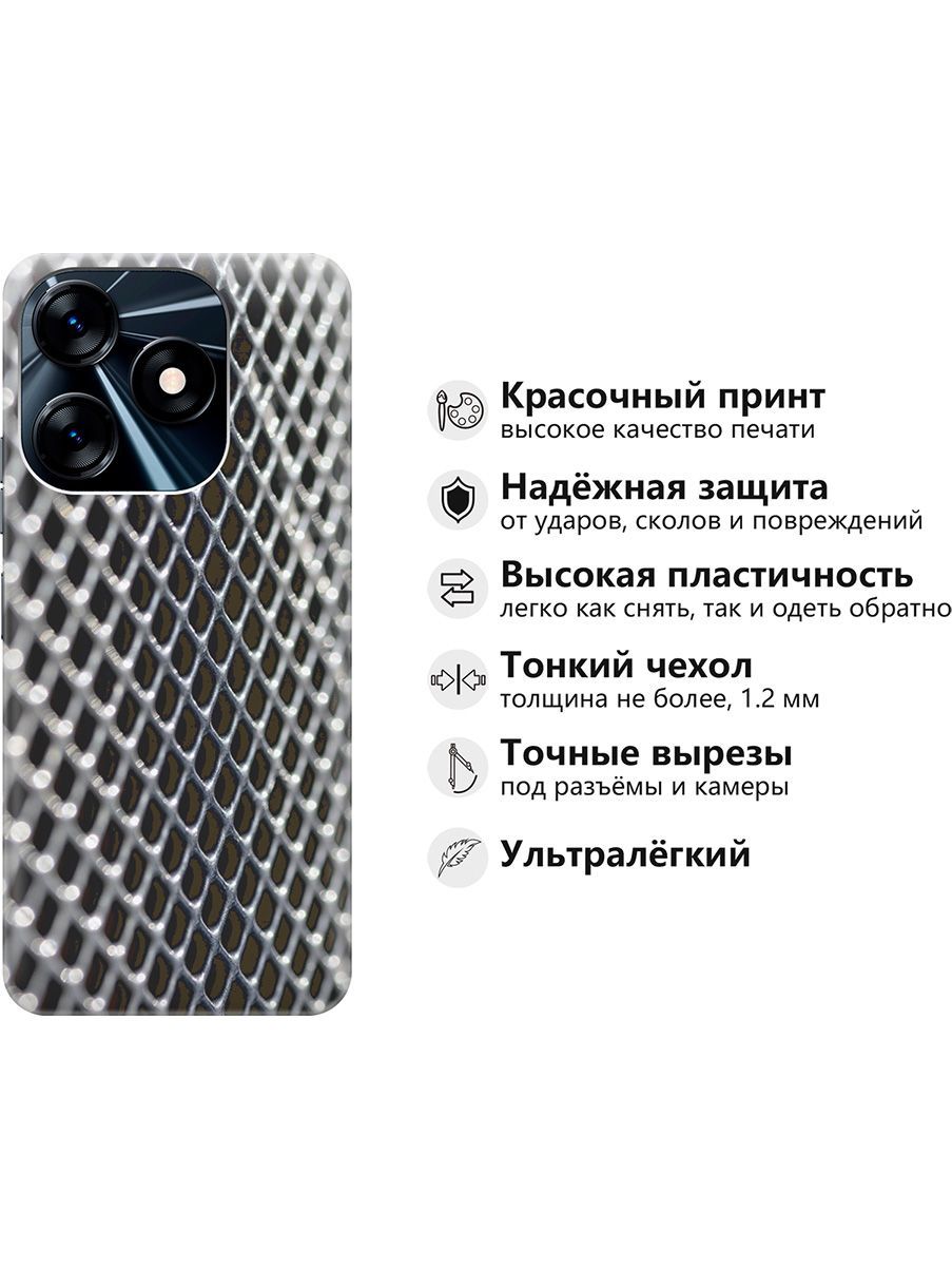 Силиконовый чехол на Tecno Spark 10 