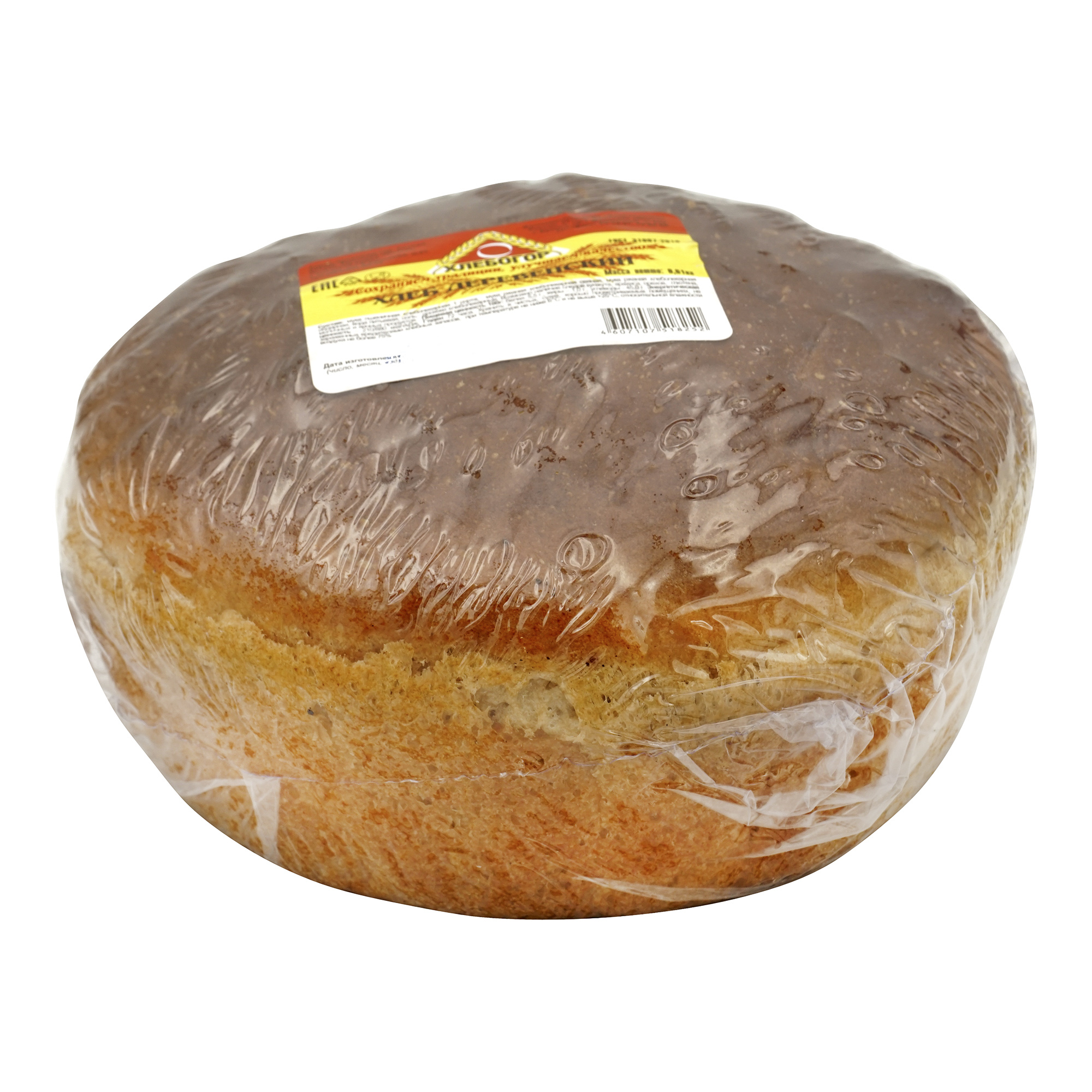 Хлеб серый, Жуковский хлеб, Деревенский ржаной, 610 г