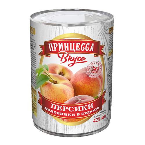 Персики Принцесса вкуса 425 мл