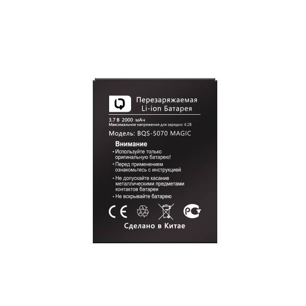 Аккумулятор для BQ Magic (BQS-5070), 2000 mAh - купить в Айсотка, цена на Мегамаркет