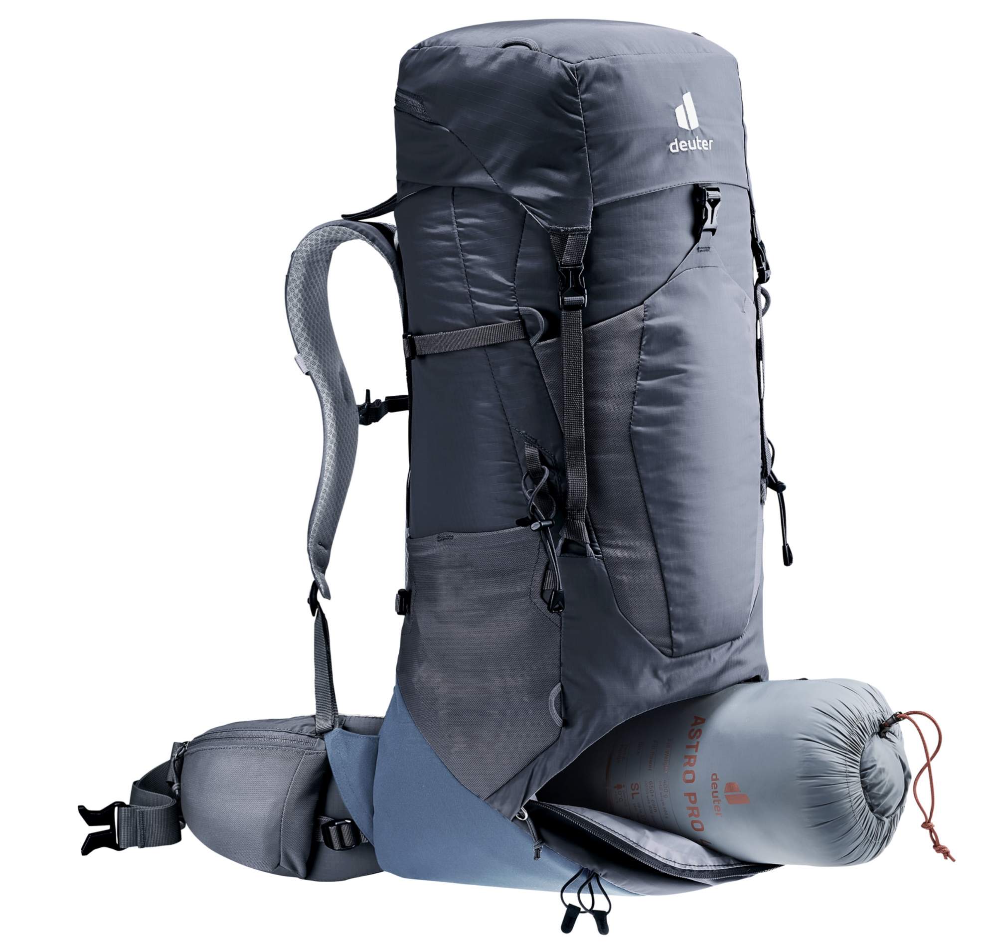 Deuter Aircontact Lite 40 10 Black Marine