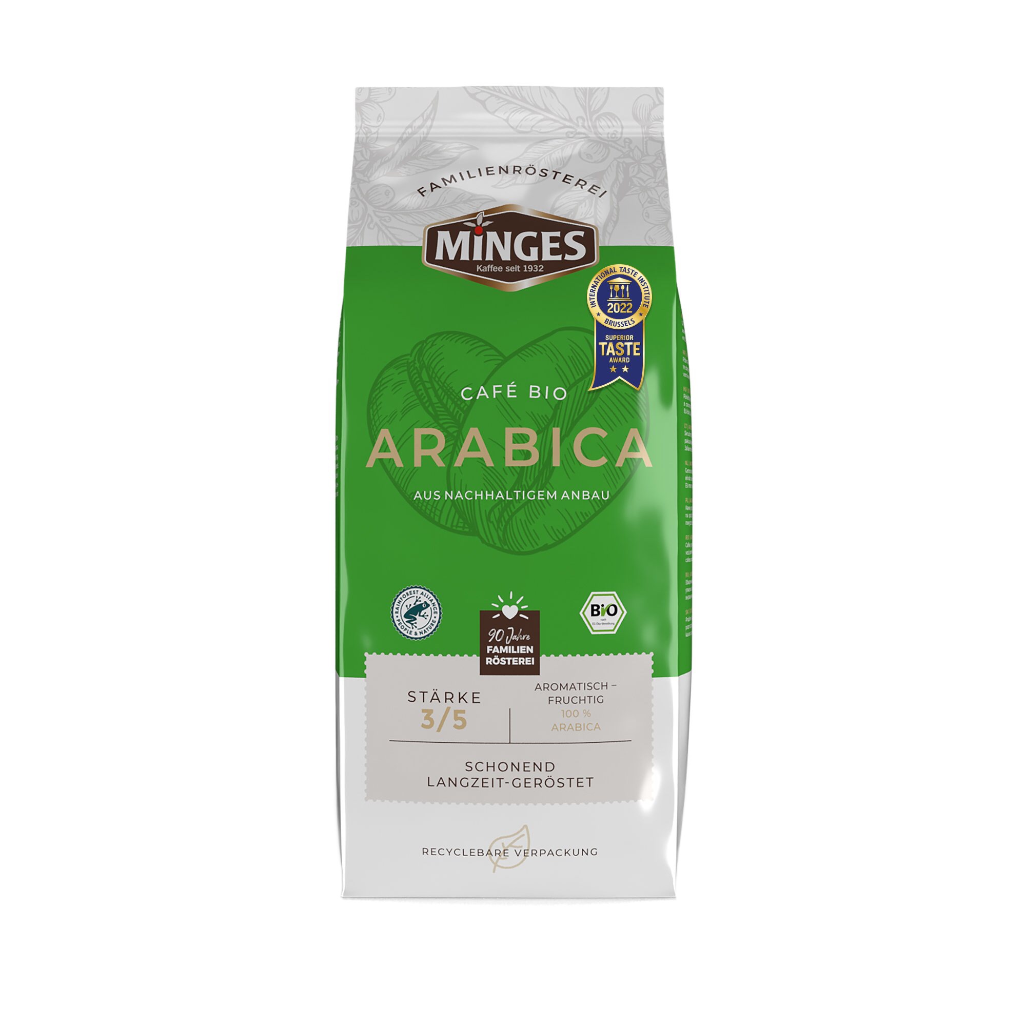 Купить кофе Minges Bio Cafe Arabica в зернах 1 кг, цены на Мегамаркет | Артикул: 100028794182