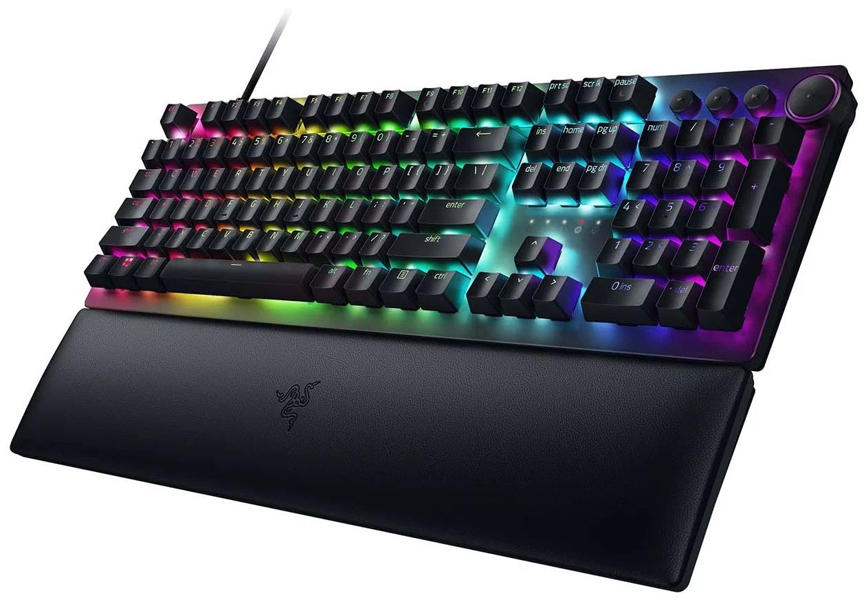 Проводная игровая клавиатура Razer Huntsman V2 Black (RZ03-03930700-R3R1) -  отзывы покупателей на маркетплейсе Мегамаркет | Артикул: 100030319358