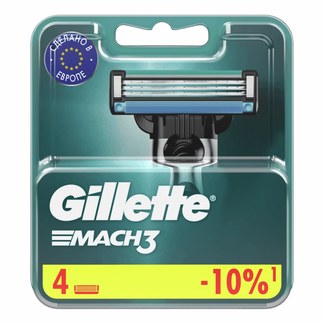 Сменная кассета Gillette Mach3 3 лезвия 4 шт - купить в SALE SHOP, цена на Мегамаркет