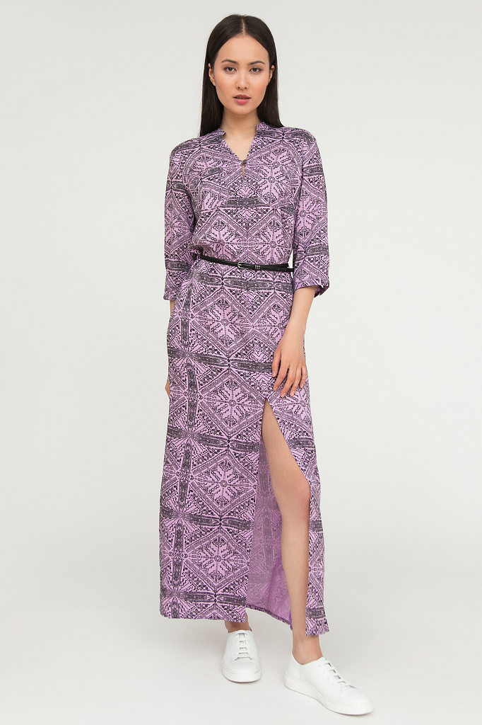Платье женское Finn Flare S20-120110 фиолетовое L