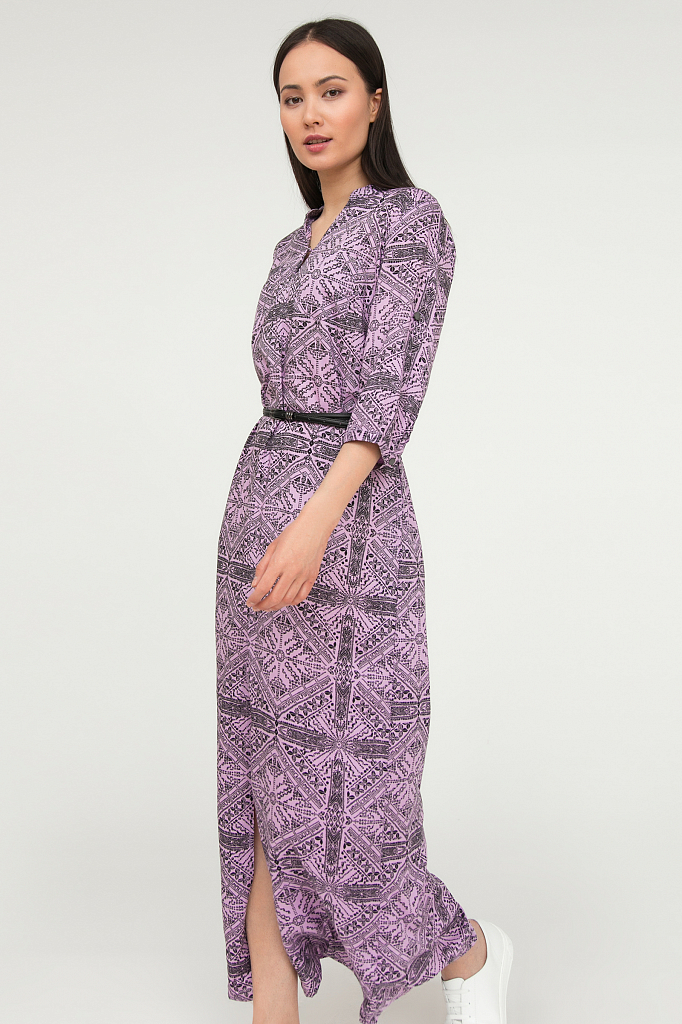 Платье женское Finn Flare S20-120110 фиолетовое S