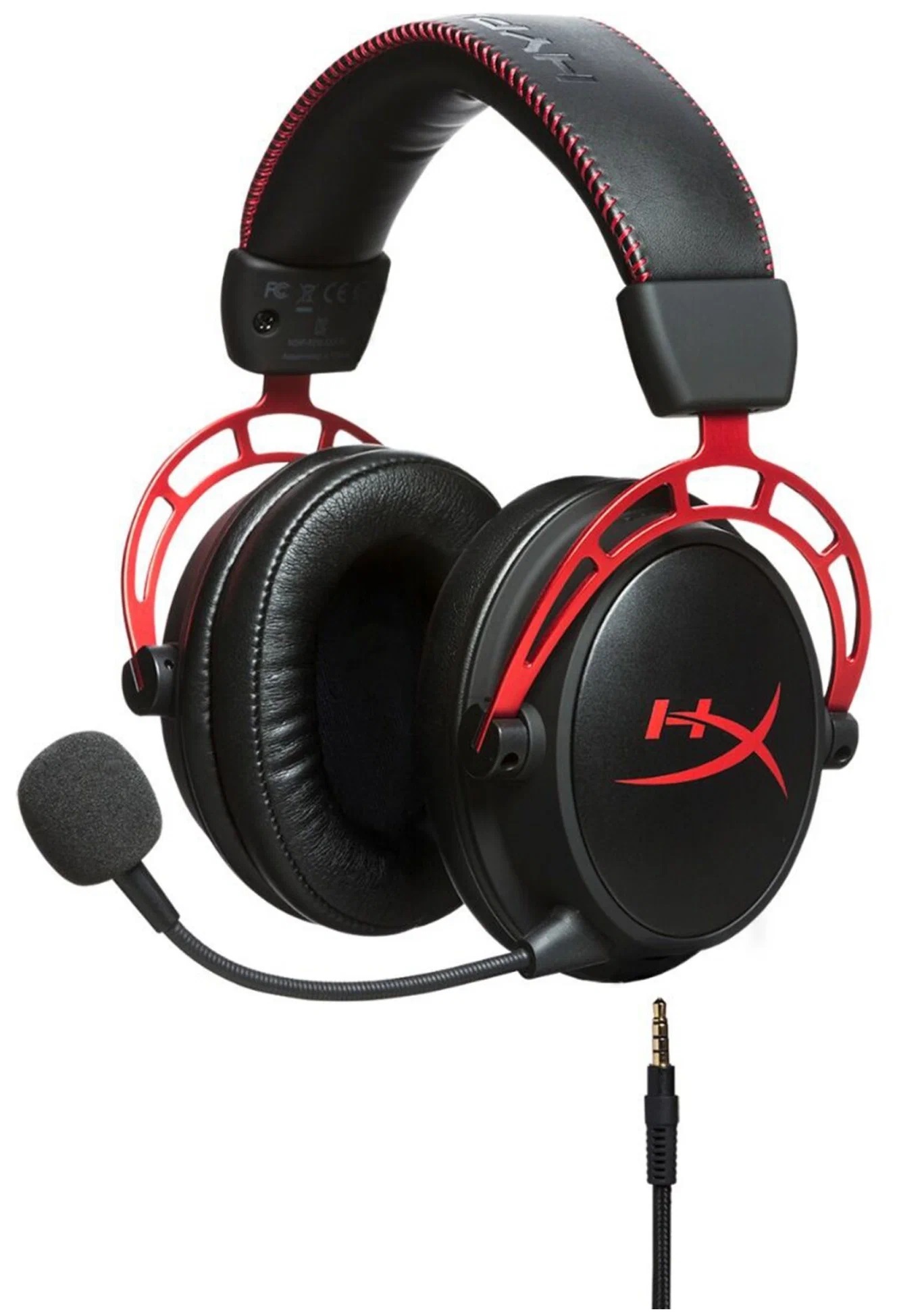 Игровые наушники HyperX Cloud Alpha (HPHX4P5L1AB) Black Red, купить в Москве, цены в интернет-магазинах на Мегамаркет