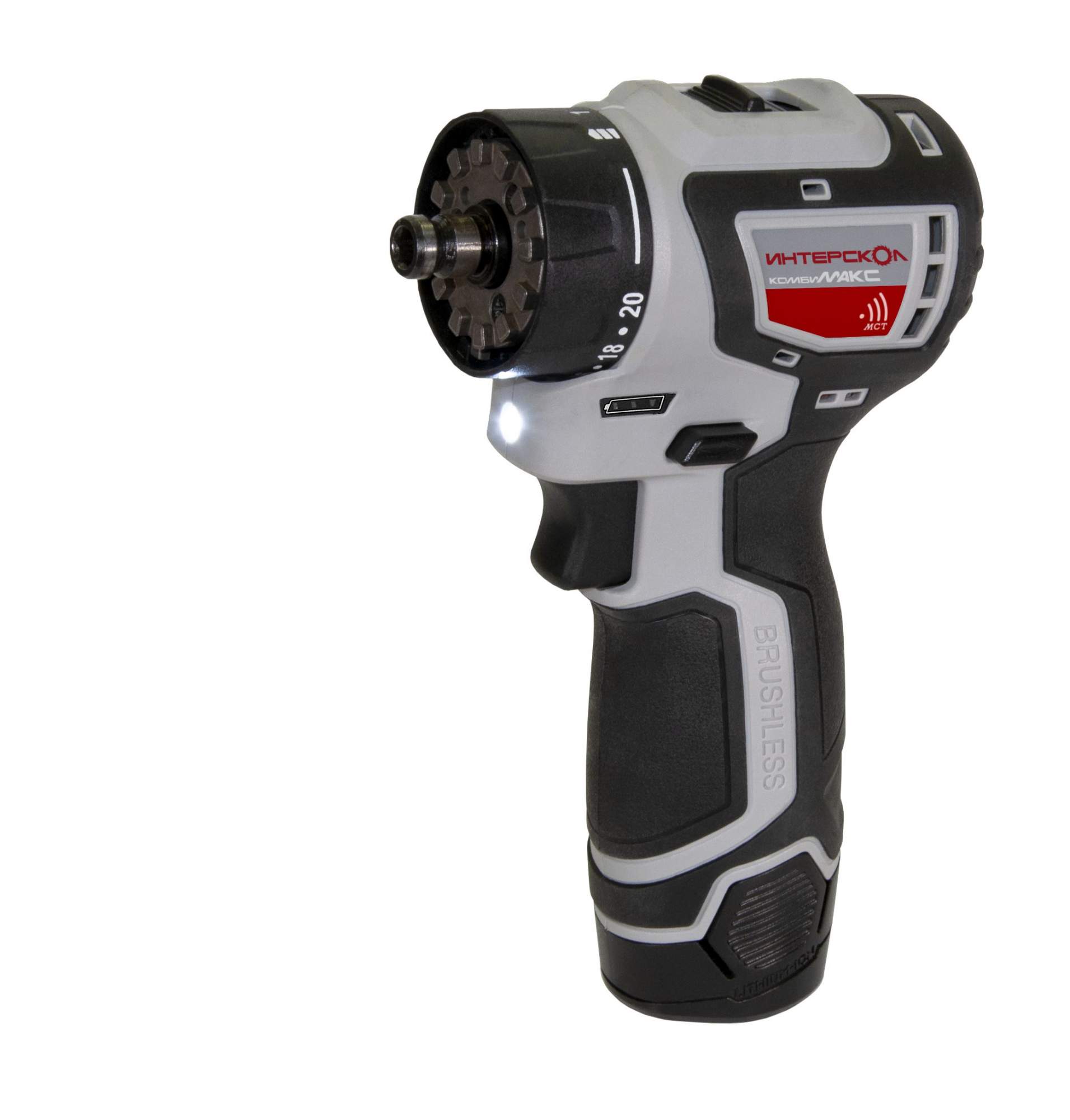 Аккумуляторная дрель-шуруповерт Интерскол КомбиМАКС ДА-10/12В 36, Li ...