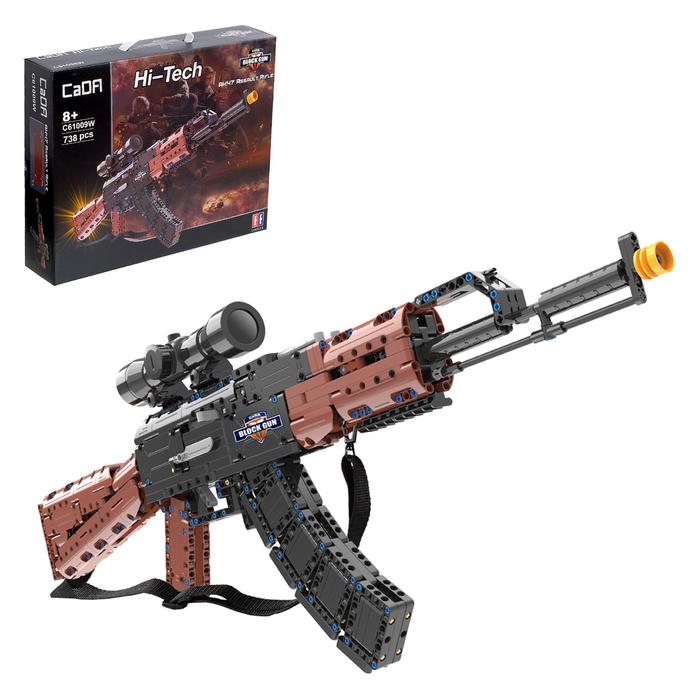 Купить конструктор модель оружия «АК-47», 738 деталей, цены на конструкторы в интернет-магазинах на Мегамаркет