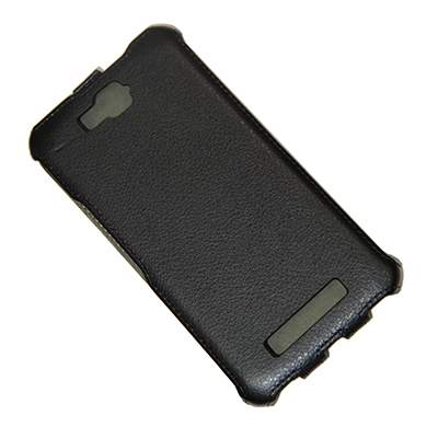 Чехол для Alcatel OT 8020D флип кожзам №1 <черный> №2