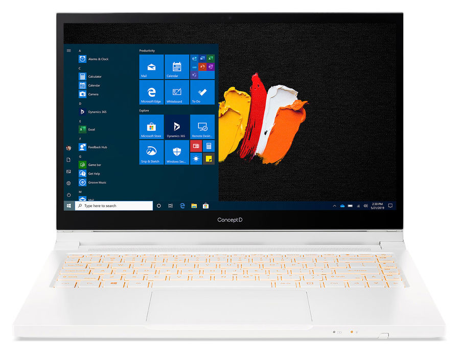 Ноутбук-трансформер Acer ConceptD 3 Ezel CC314-72-56JF White (NX.C5GER.001)