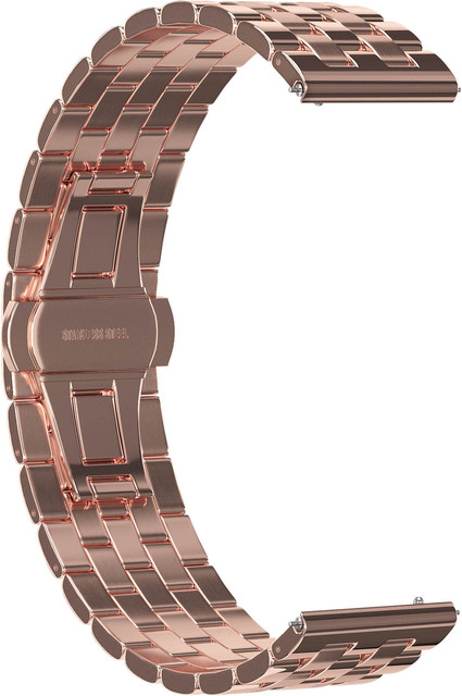 Ремешок для часов GSMIN Arched 22 для GearS3/GalaxyWatch(46mm) Розовое золото