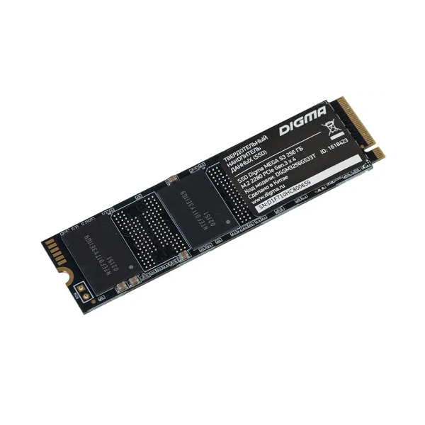 SSD накопитель DIGMA Mega S3 M.2 2280 256 ГБ (DGSM3256GM23T) - купить в ...