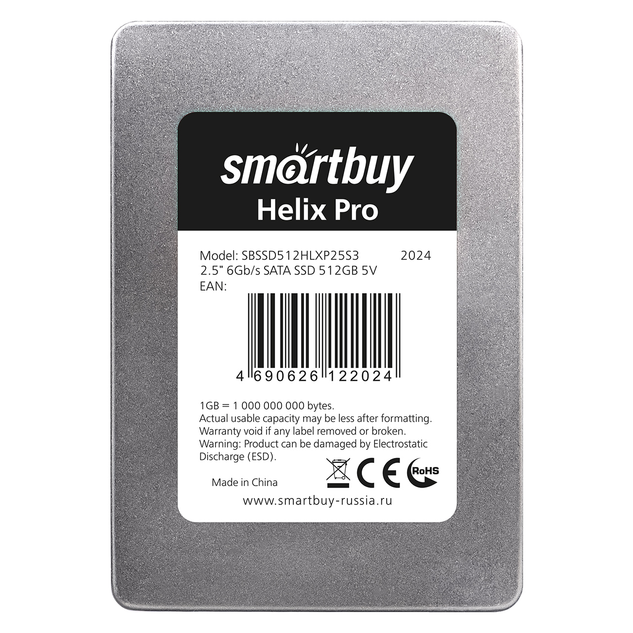 Внутренний SSD накопитель Smartbuy Helix Pro 2,5" 512 ГБ SBSSD512HLXP25S3 - купить в Москве, цены в интернет-магазинах Мегамаркет