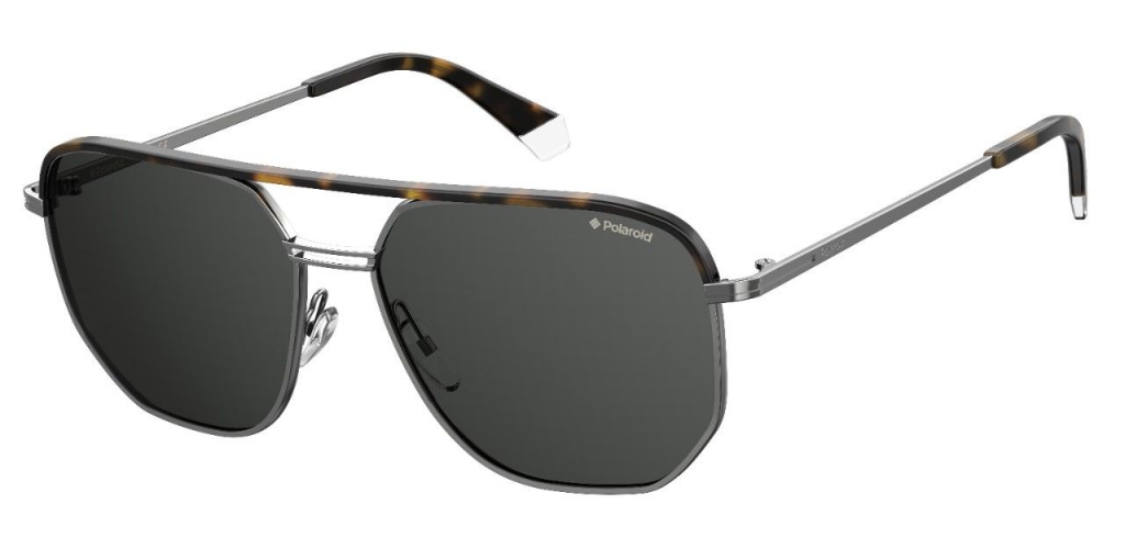 Солнцезащитные очки мужские POLAROID PLD 2090/S/X серебристые