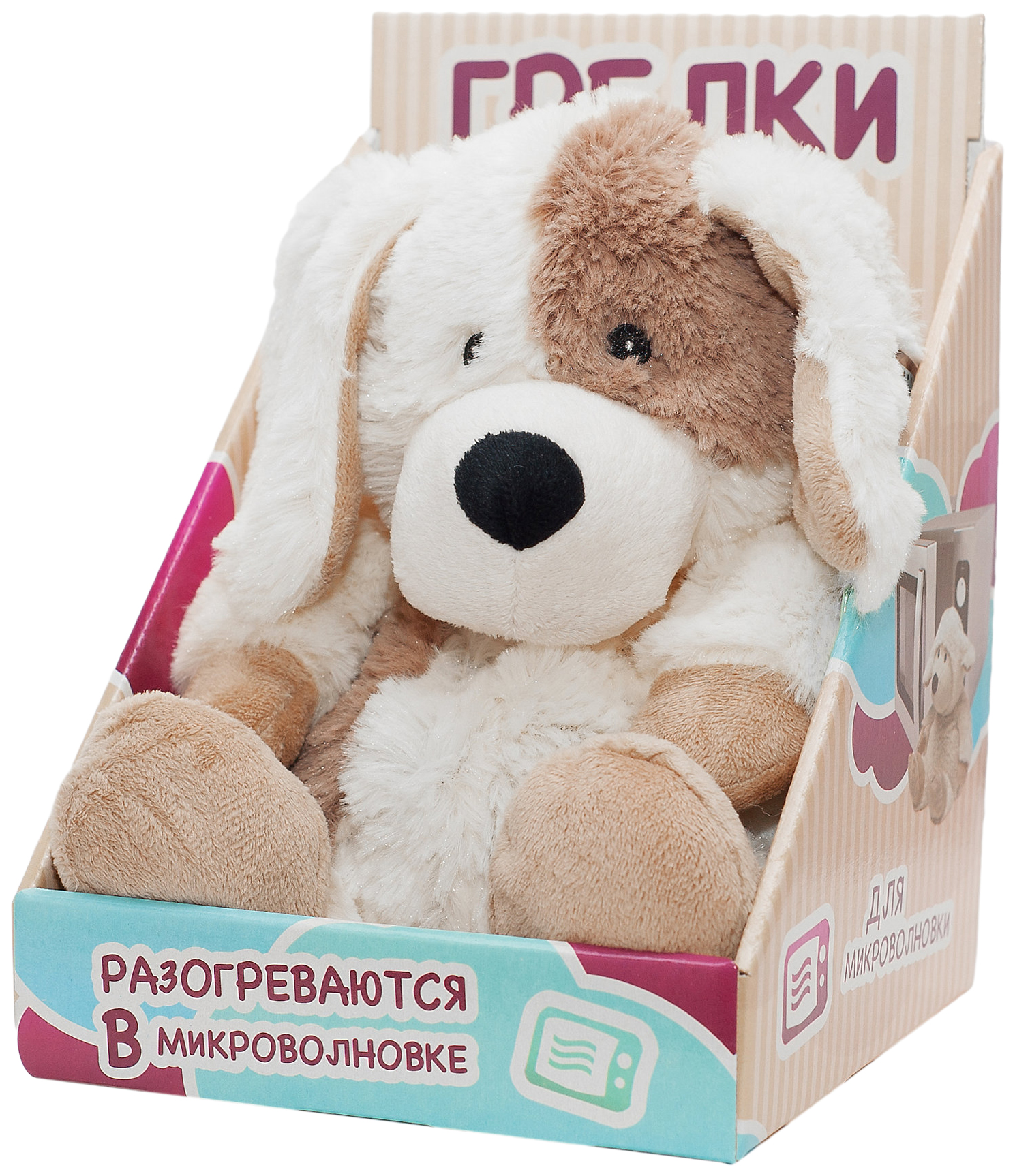 Купить игрушка-грелка Warmies Собачка Intelex Group, цены на Мегамаркет