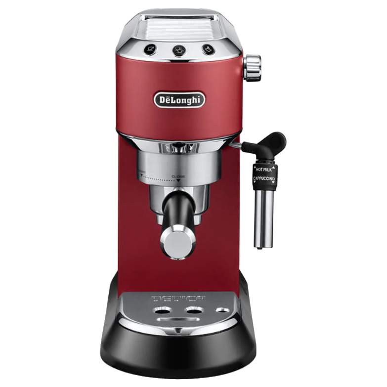 Рожковая кофеварка DeLonghi Dedica Style EC 685.R Red - купить в Официальный интернет магазин De’Longhi, цена на Мегамаркет