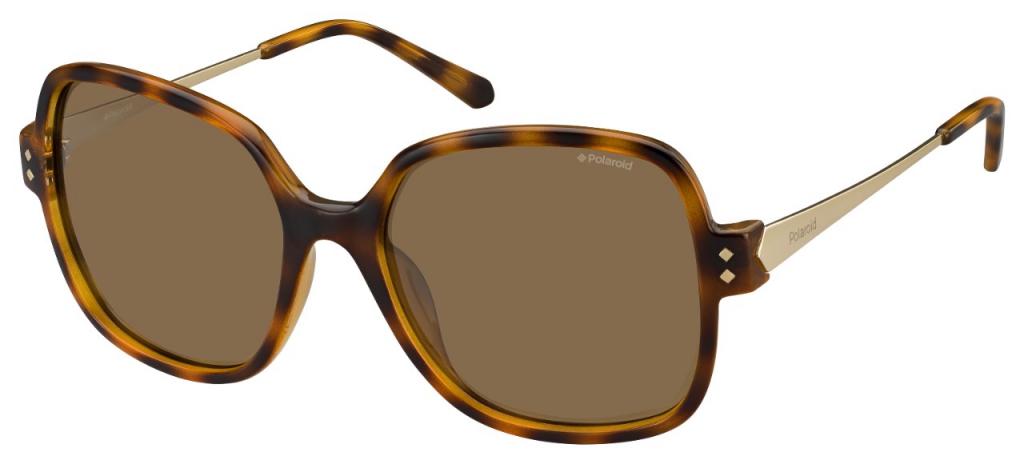 Солнцезащитные очки женские POLAROID PLD 4046/S коричневые