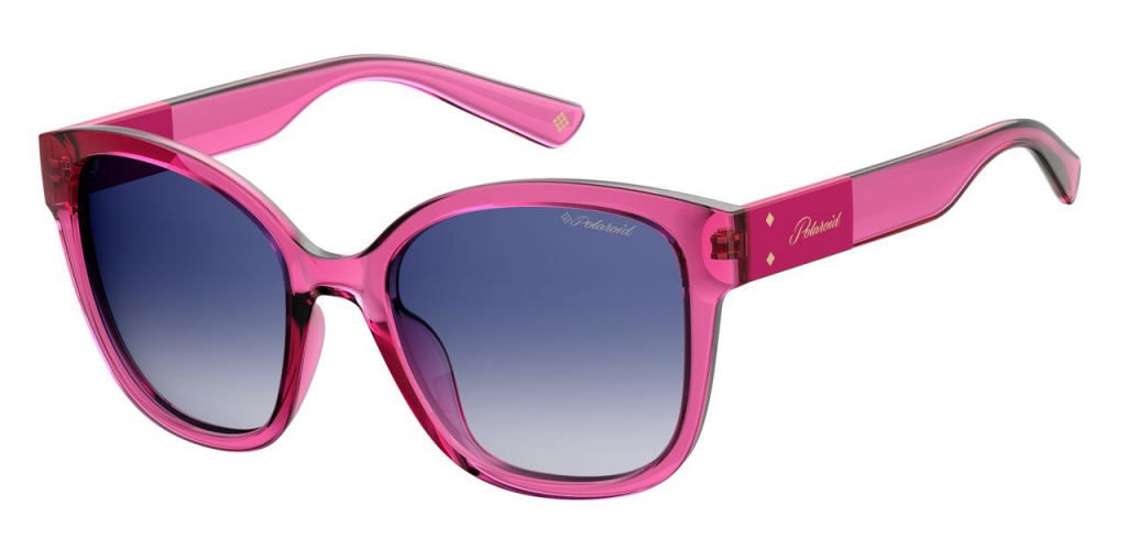 Солнцезащитные очки женские POLAROID PLD 4070/S/X розовые