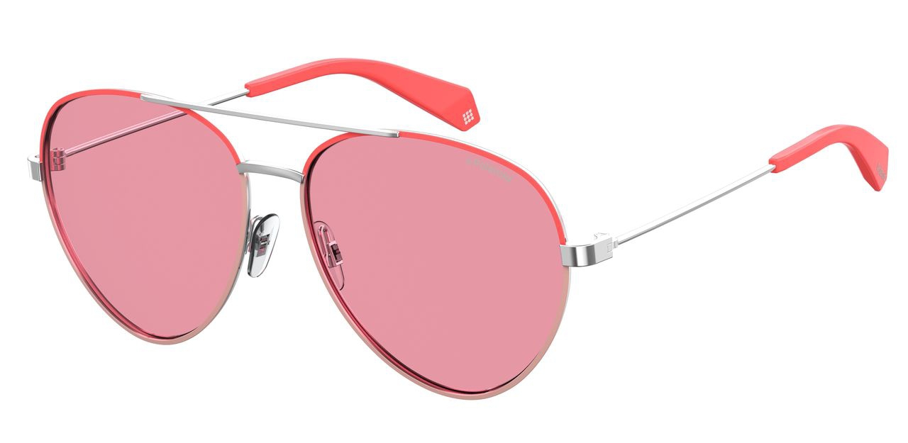 Солнцезащитные очки женские POLAROID PLD 6055/S серебристые