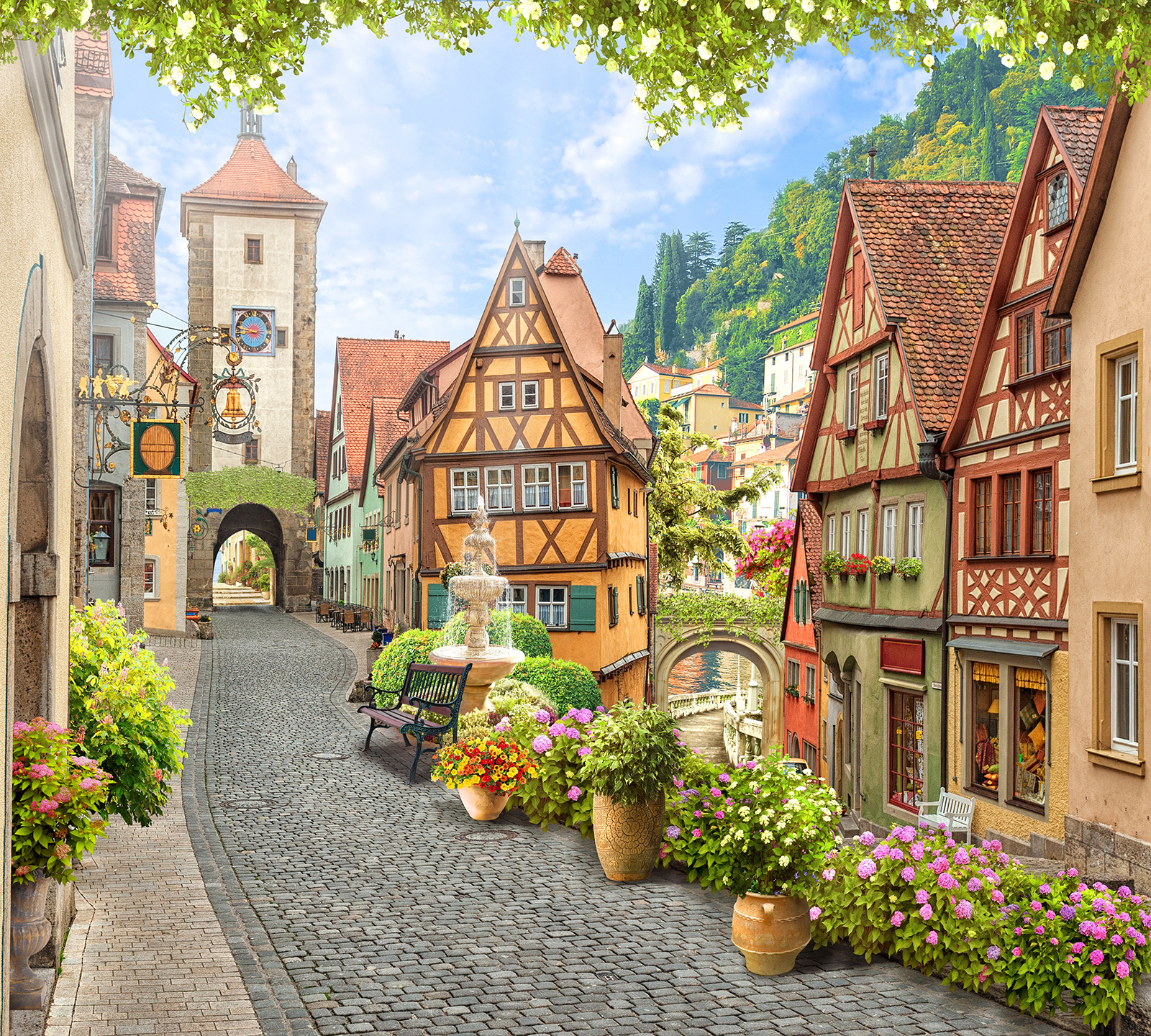 Европейские улочки карта