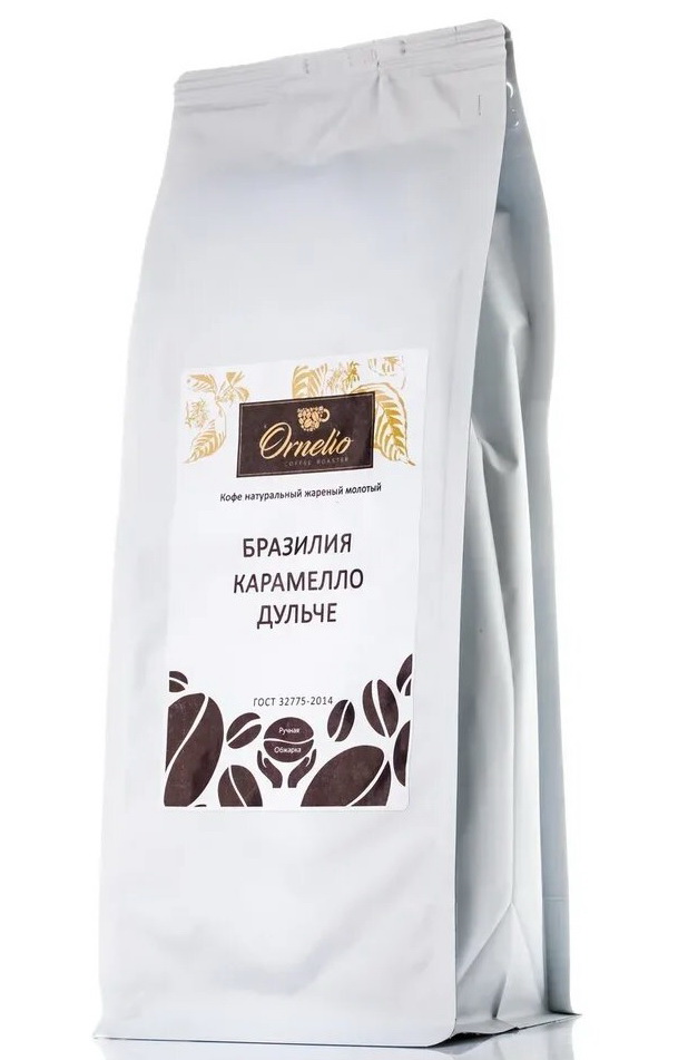 Кофе арабика Ornelio натуральный жареный молотый Бразилия карамелло дульче 1 кг - купить в Кофейная коллекция, цена на Мегамаркет