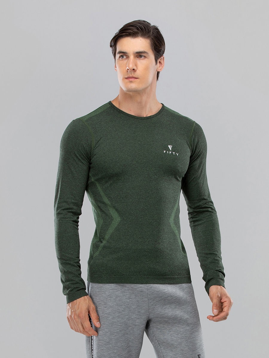 Лонгслив Fifty Smartknit, khaki, XL