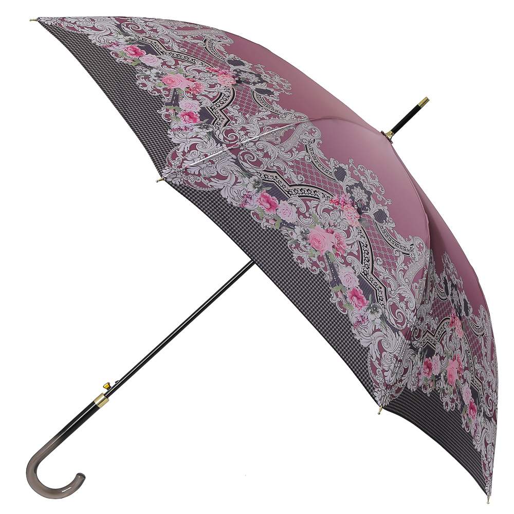 Зонт-трость женский автоматический FABRETTI 1940 розовый