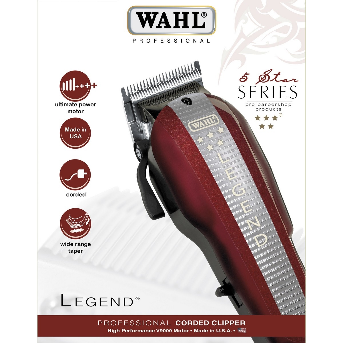 Wahl машинка для стрижки v9000