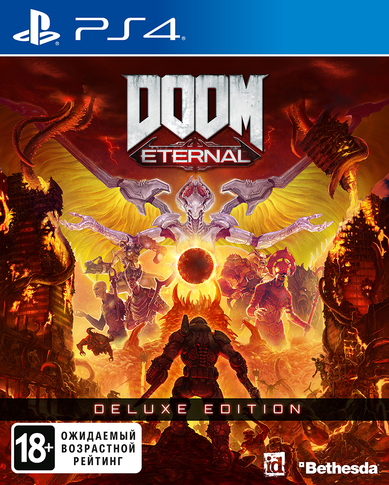 Игра DOOM Eternal Deluxe Edition для PlayStation 4 - купить в Москве, цены  в интернет-магазинах Мегамаркет