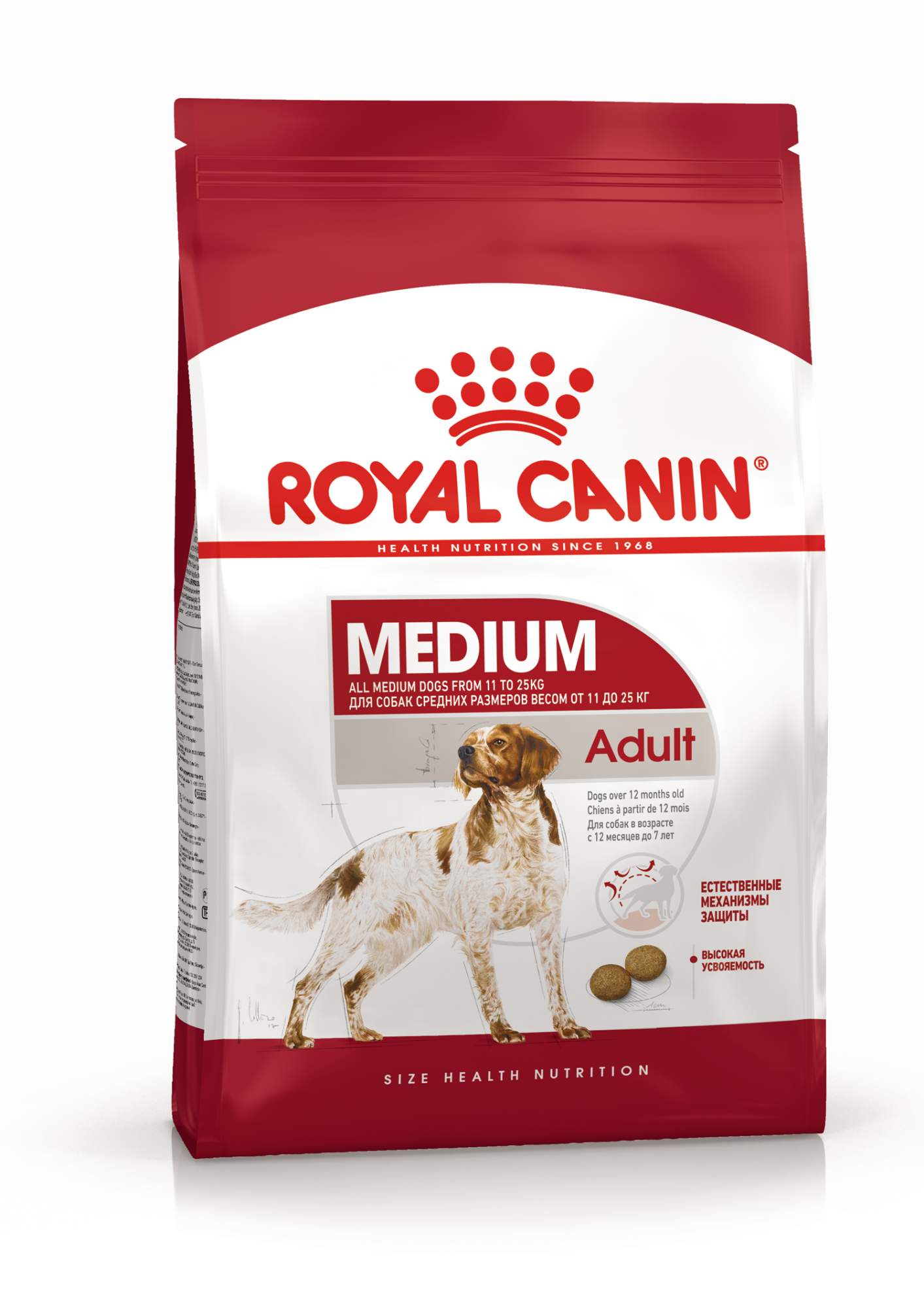 Купить сухой корм для собак Royal Canin Medium Adult, для средних пород 3 кг, цены на Мегамаркет | Артикул: 100024420476