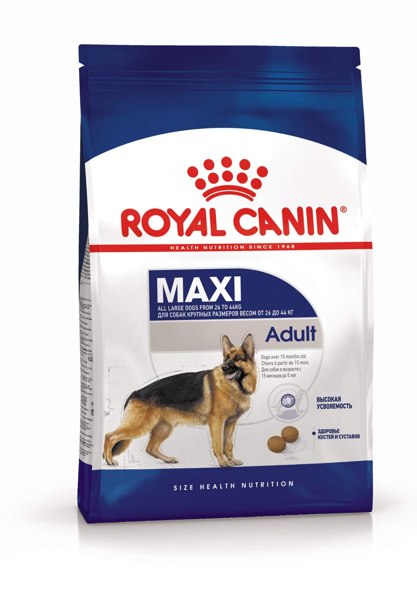 Сухой корм для собак Royal Canin Maxi Adult, для крупных пород 3 кг - купить в ЗОО РИТЕЙЛ, цена на Мегамаркет