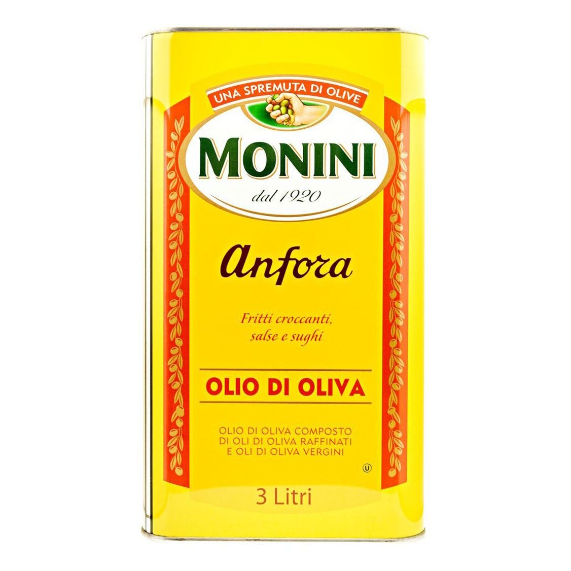 Оливковое масло Monini Anfora 3 л - купить в METRO - СберМаркет, цена на Мегамаркет