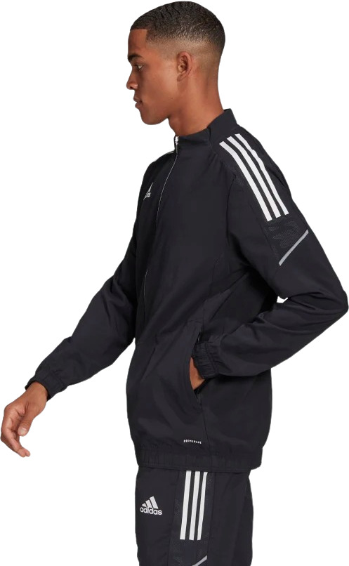 Олимпийка мужская Adidas GH7138 черная 2XL - купить в Москве, цены на Мегамаркет