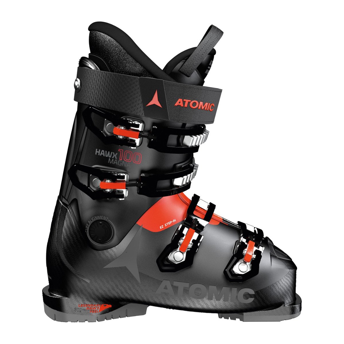 Горнолыжные ботинки Atomic Hawx Magna 100 2022, black/anthracite/red, 29-29,5 см