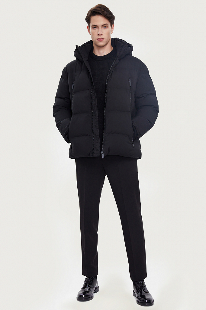 Куртка мужская Finn Flare W20-21008 черная 2XL