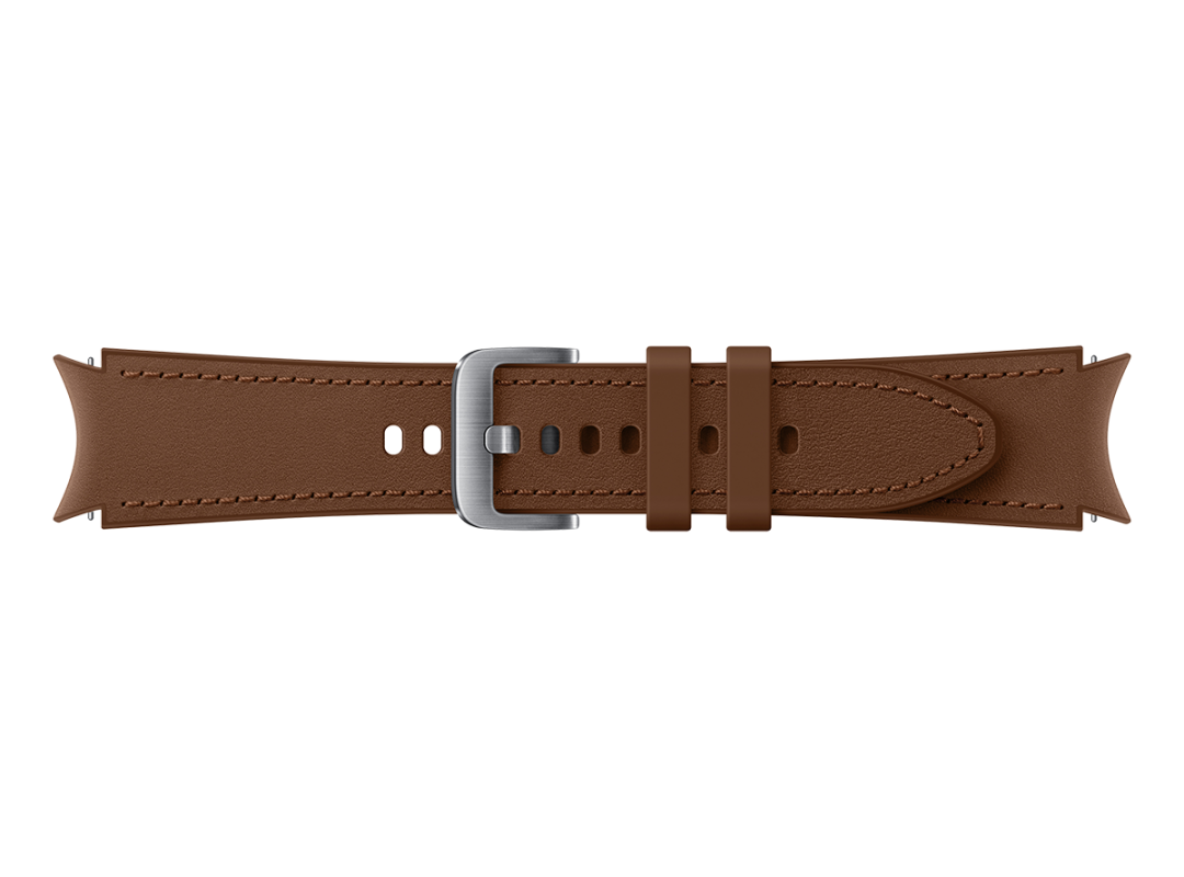 Ремешок Samsung Hybrid Leather для Galaxy Watch4/Classic S/M песочн. (ET-SHR88SAEGRU)