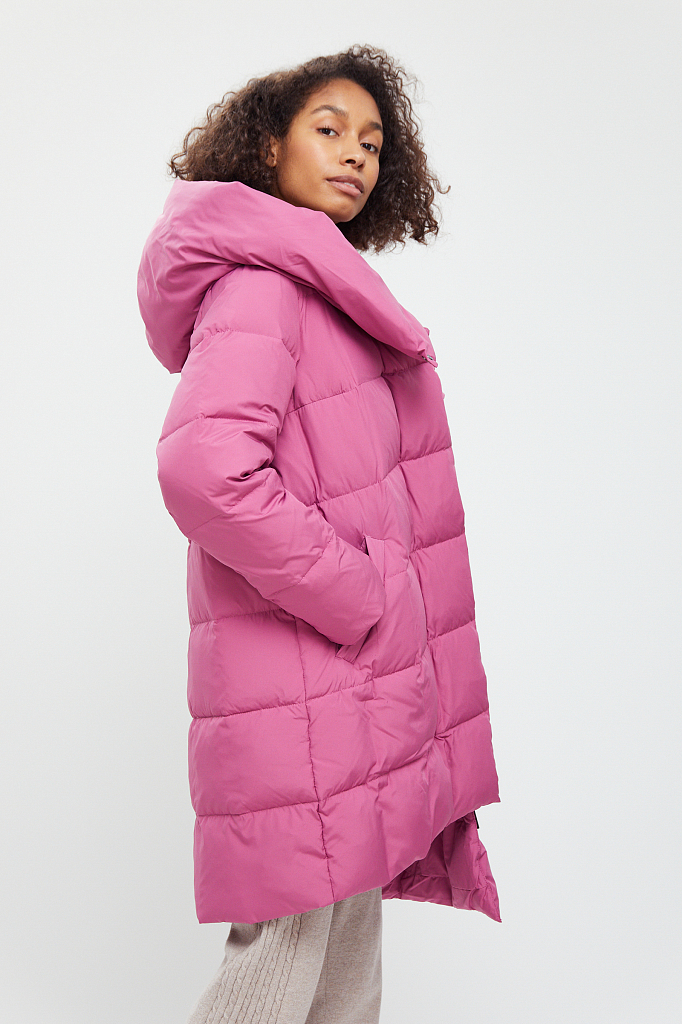 Куртка женская Finn Flare W20-32043 розовая 3XL