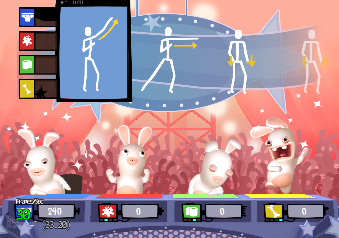 Игра Rayman Raving Rabbids:TV Party для Nintendo WII - купить в Москве,  цены в интернет-магазинах Мегамаркет