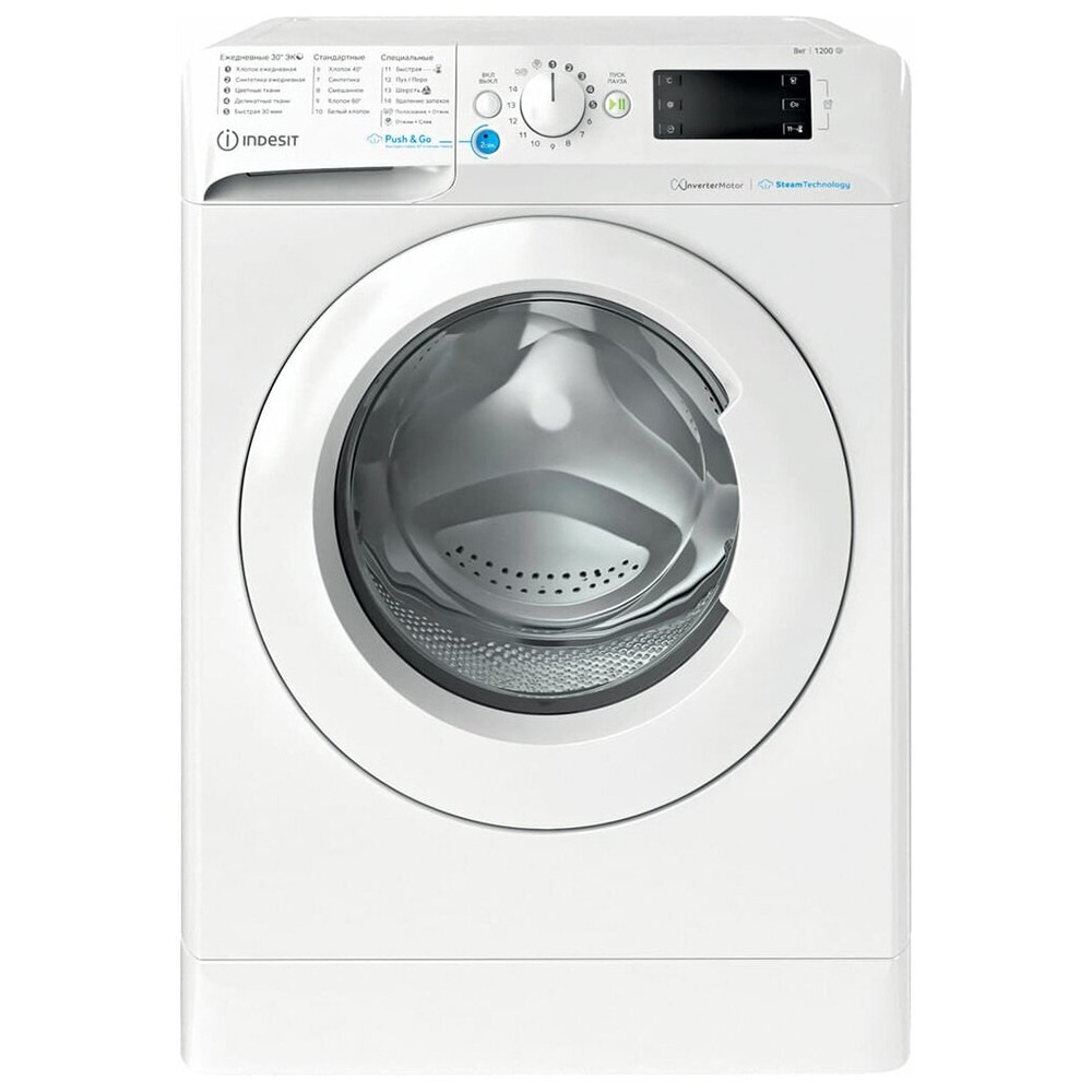 Стиральная машина Indesit BWSE 81293X WWV RU белый, купить в Москве, цены в интернет-магазинах на Мегамаркет