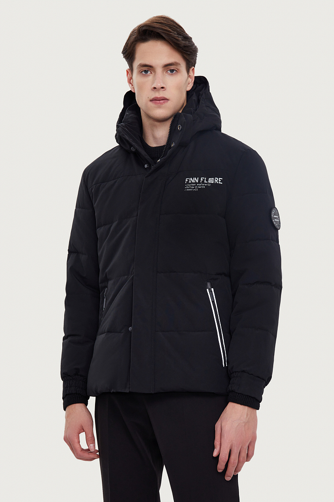 Куртка мужская Finn Flare WA20-42008 черная 3XL