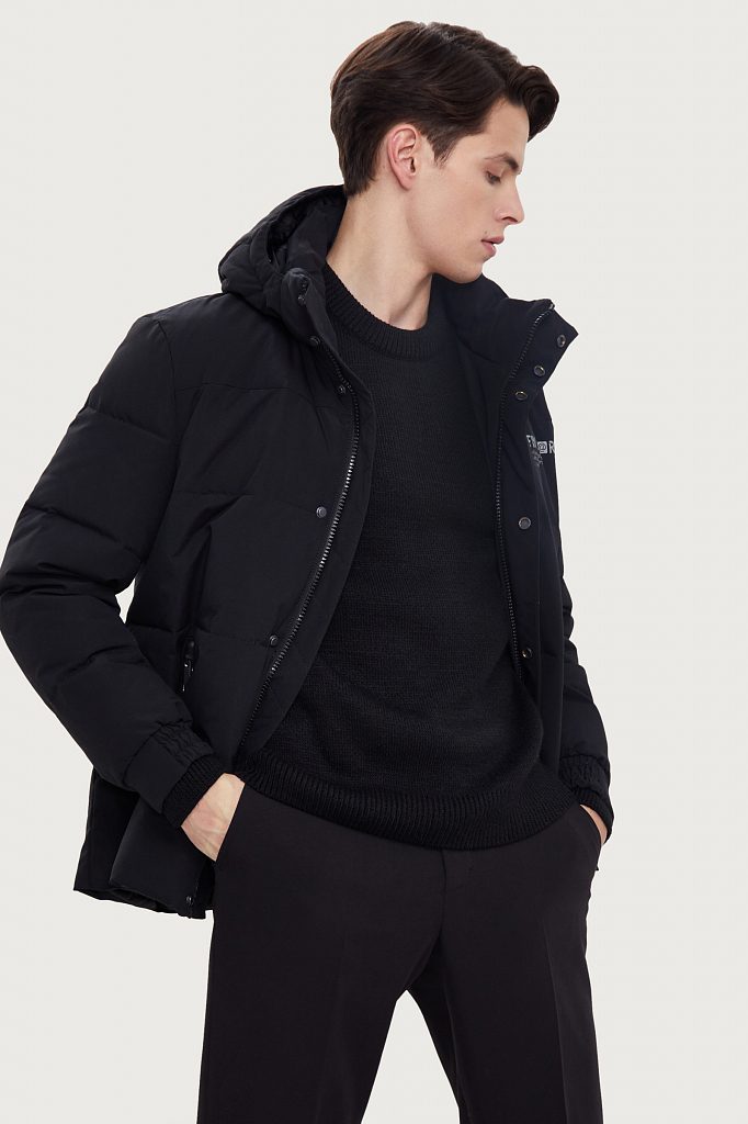 Куртка мужская Finn Flare WA20-42008 черная 2XL