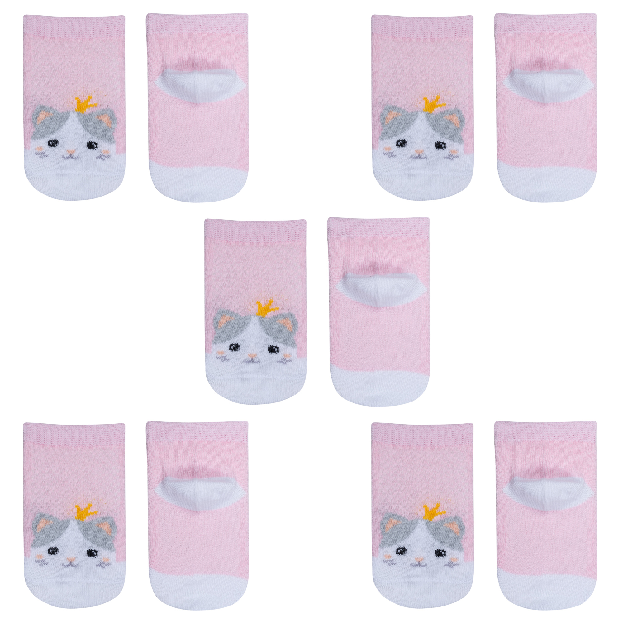 Купить носки детские Гамма 5-С1649 цв. розовый; белый; серый р. 10, цены на Мегамаркет | Артикул: 600009032814